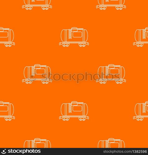 Gasoline railroad tanker pattern vector orange for any web design best. Gasoline railroad tanker pattern vector orange