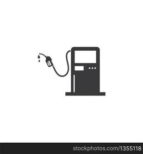 gasoline refueling station vector illustration design