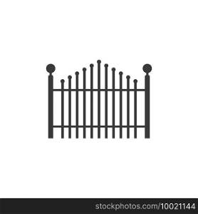 Gate icon flat design vector