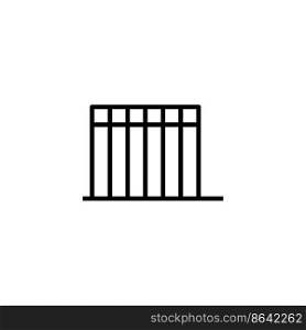 gate icon vector design templates white on background