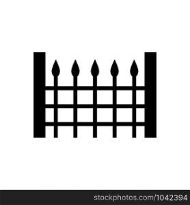 Gate or fence icon