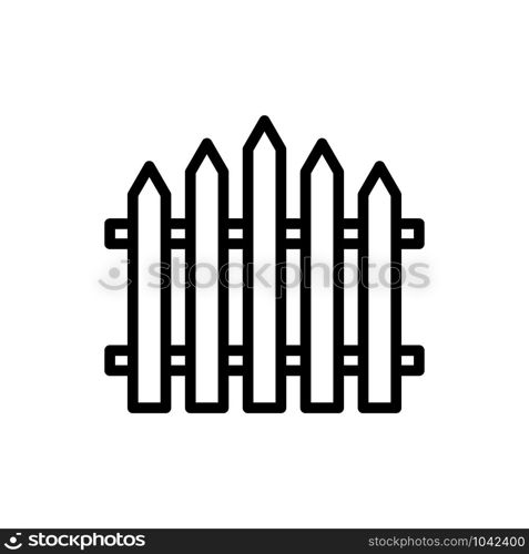 Gate or fence icon