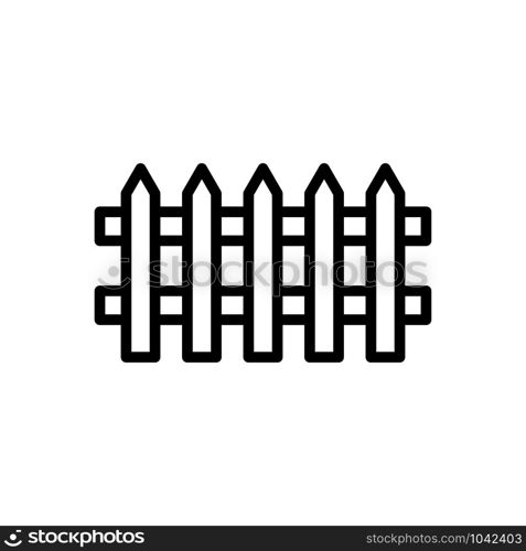 Gate or fence icon