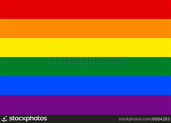 Gay flag or LGBT pride flag. Gay flag or LGBT