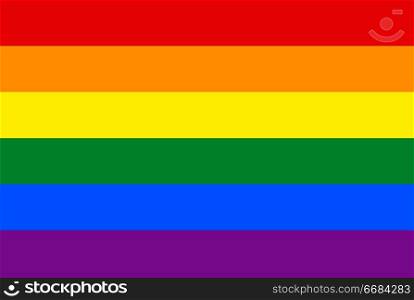 Gay flag or LGBT pride flag. Gay flag or LGBT
