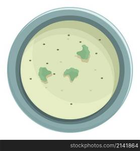 Gazpacho cream soup icon cartoon vector. Hot vegetable bowl. Curry food. Gazpacho cream soup icon cartoon vector. Hot vegetable bowl