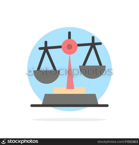 Gdpr, Justice, Law, Balance Abstract Circle Background Flat color Icon