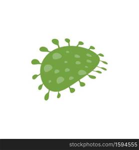 Ge. Germ virus icon design template vector isolated