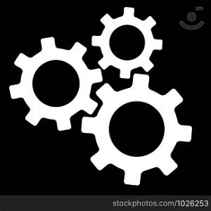 gear engineering symbol vector