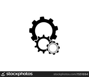 Gear icon and symbol industry vector illustration