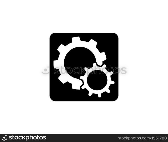 Gear icon and symbol industry vector illustration