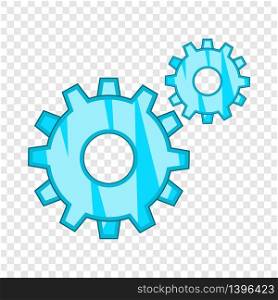 Gear icon. Cartoon illustration of gear vector icon for web design. Gear icon, cartoon style
