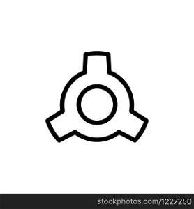 Gear icon design template vector