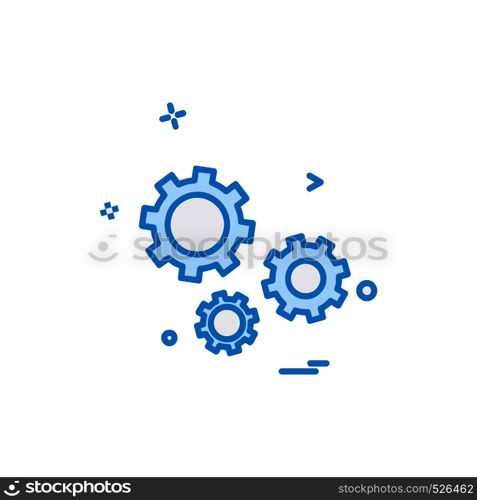 Gear icon design vector