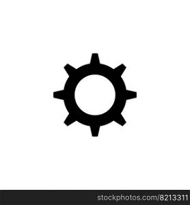 Gear icon logo, vector design illustrations
