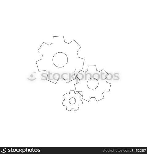 gear icon stock illustration design