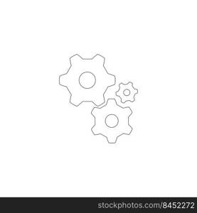 gear icon stock illustration design