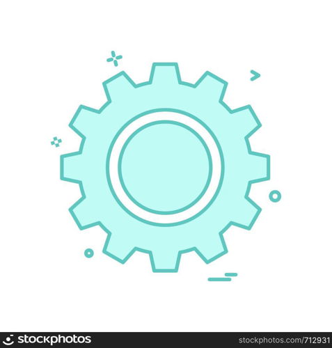 gear icon vector design