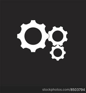 Gear logo background.vector illustration design template