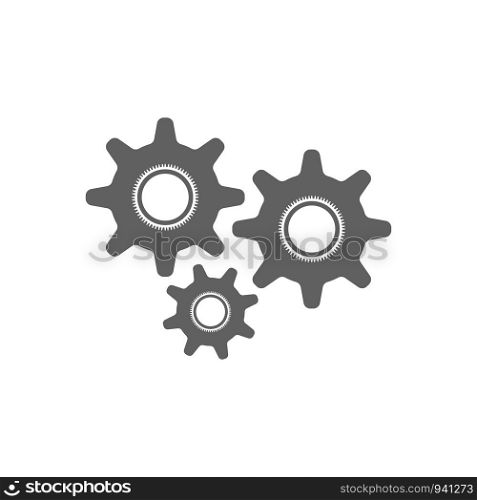 gear logo design industrial icon element illustration - vector. gear logo design industrial icon element illustration