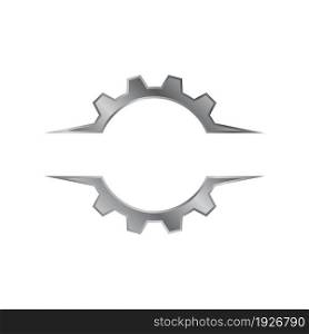 Gear Logo element related to machine, mechanic or repair service