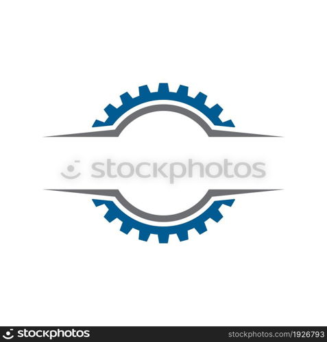 Gear Logo element related to machine, mechanic or repair service