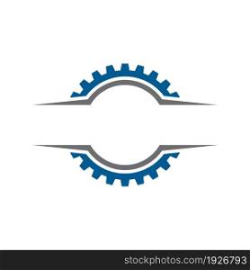 Gear Logo element related to machine, mechanic or repair service