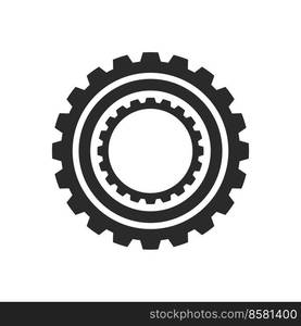 Gear logo icon vector illustration design