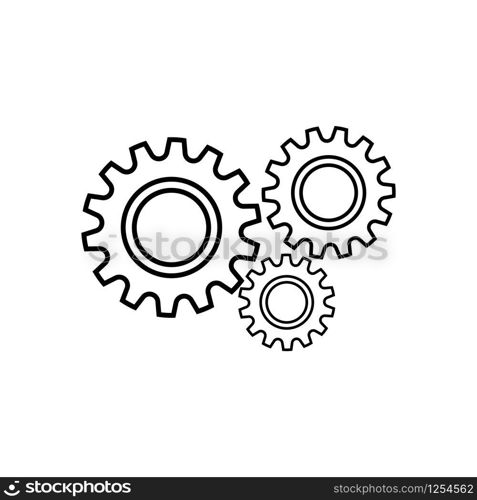 Gear Logo Template vector icon illustration design