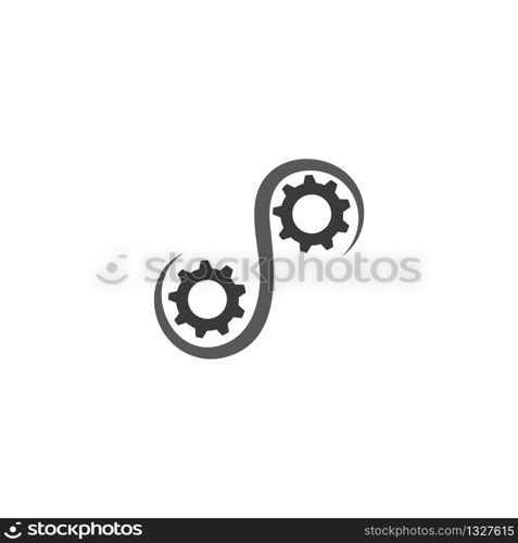 Gear Logo Template vector icon illustration design