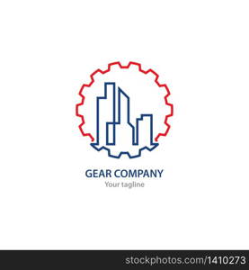 Gear Logo Template vector icon illustration design