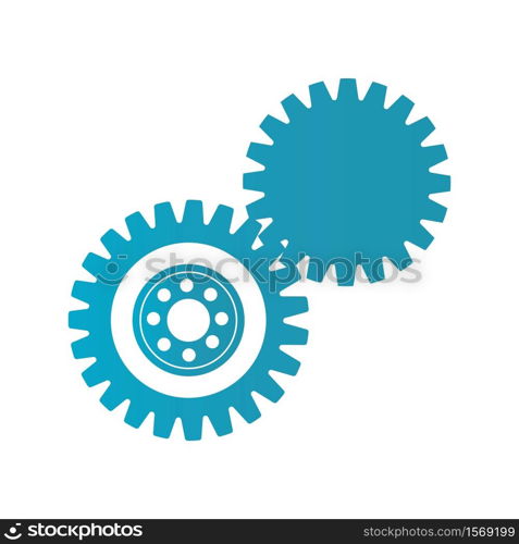 Gear Logo Template vector icon illustration design