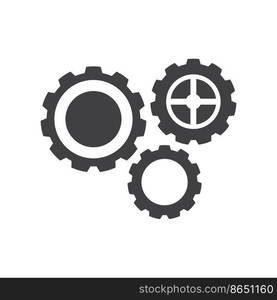 Gear Logo Template vector icon illustration design