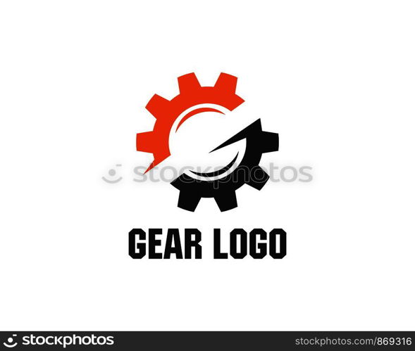 Gear Logo Template vector icon illustration design