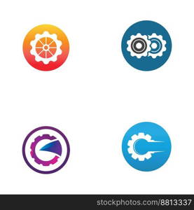 Gear Logo Template vector icon illustration design