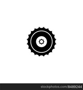 gear logo vector illustration simple design
