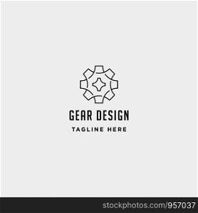 gear logo vector line icon industry initial g symbol sign illustration isolated. gear logo vector line icon industry initial g symbol sign isolated