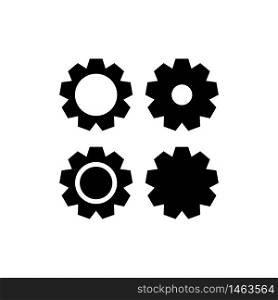 Gear Setting Icon Vector Logo