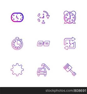 gear , setting , stopwatch , Watch , time , clock , alaram , day , timers , icon, vector, design, flat, collection, style, creative, icons , setting , gear ,