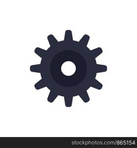 Gear, Setting, Wheel Flat Color Icon. Vector icon banner Template