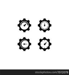 Gear Speed logo template vector illustration