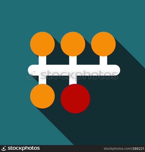 Gear switching icon. Flat illustration of gear switching vector icon for web design. Gear switching icon, flat style