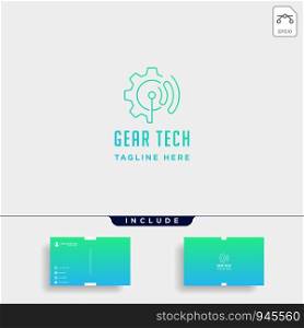 gear technology logo vector engine industry icon symbol sign illustration isolated. gear technology logo vector engine industry icon symbol sign isolated