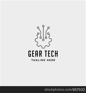 gear technology logo vector engine industry icon symbol sign illustration isolated. gear technology logo vector engine industry icon symbol sign isolated