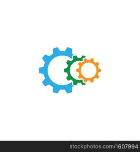 Gear technology logo vector illustration design