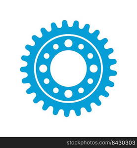 Gear wheel icon. Machine gear for setting Ideas to drive business forward through innovation.