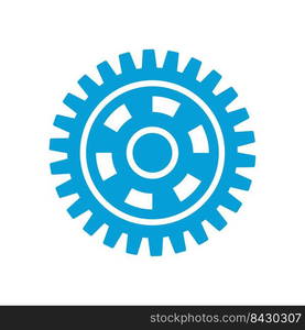 Gear wheel icon. Machine gear for setting Ideas to drive business forward through innovation.