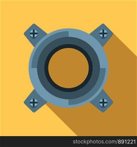 Gearbox releaser icon. Flat illustration of gearbox releaser vector icon for web design. Gearbox releaser icon, flat style