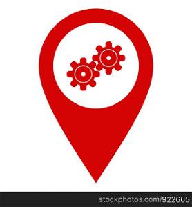 Gears and location pin
