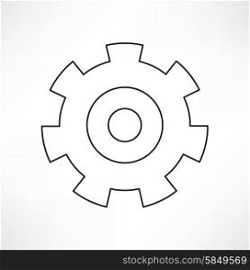 gears isolated object , technical, mechanical illustration